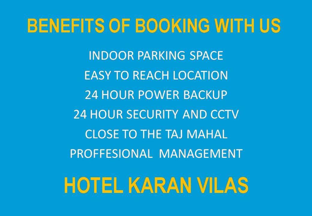 Hotel Karan Vilas Agra  Exterior foto